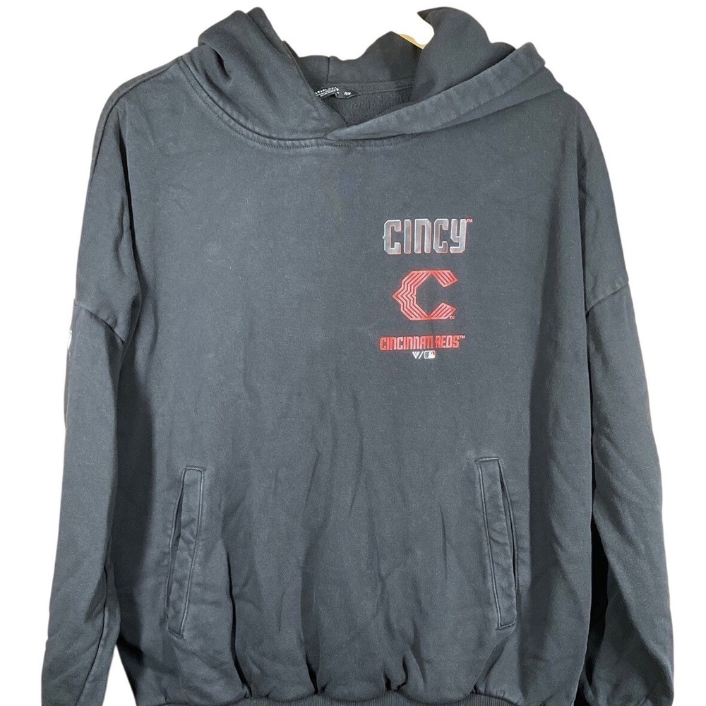Cincinnati Reds MLB Hoodie Sweatshirt Mens M/M Pullover